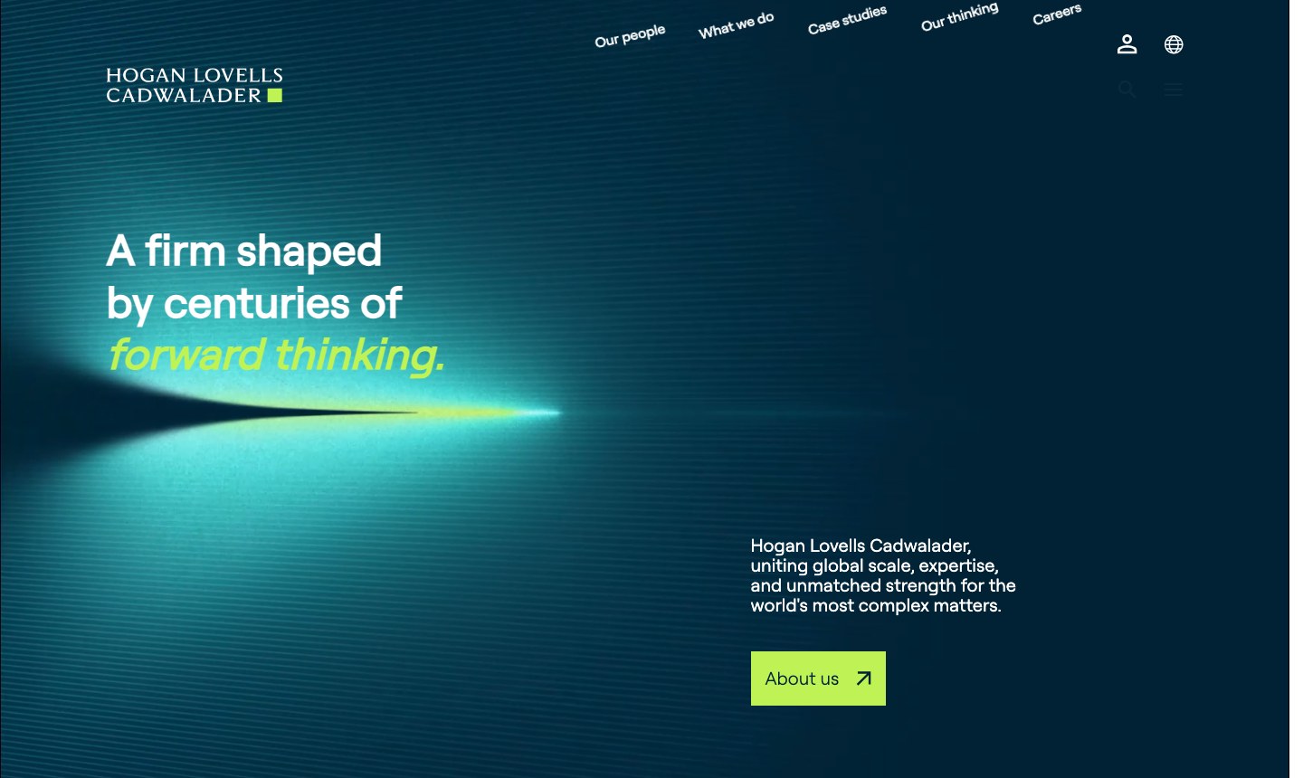 Hogan Lovells website