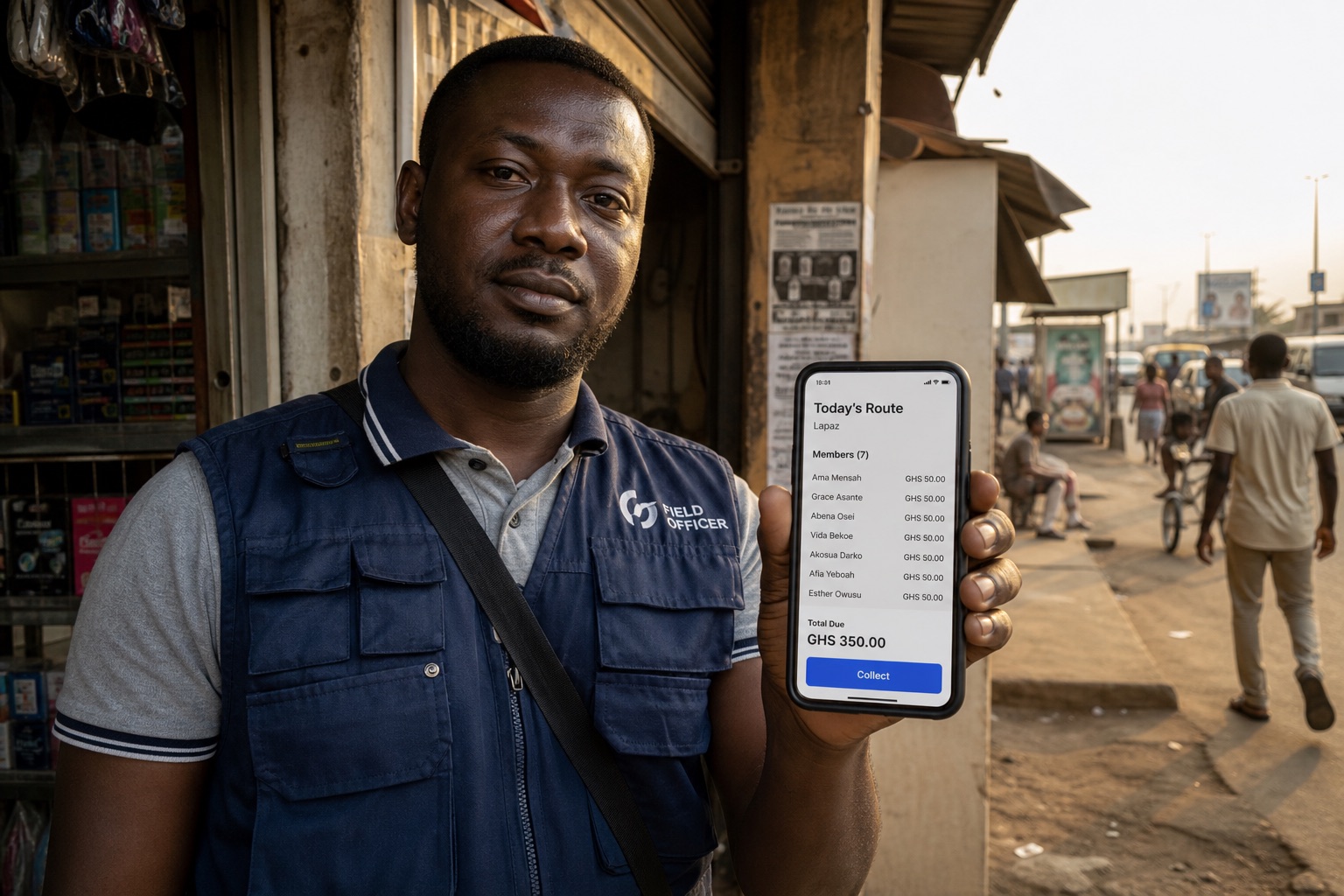 Collector app — Field / susu / loans
